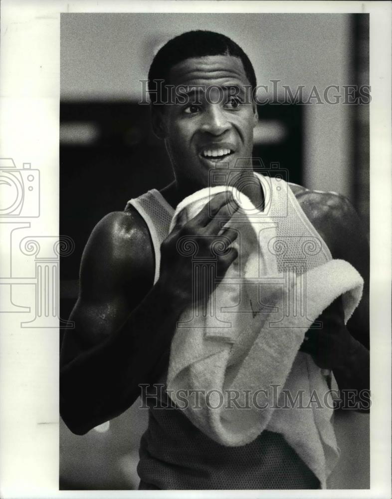 1982 Press Photo Darryl Gissendanner, Rookie w/ Cavs. - cvb64796 - Historic Images