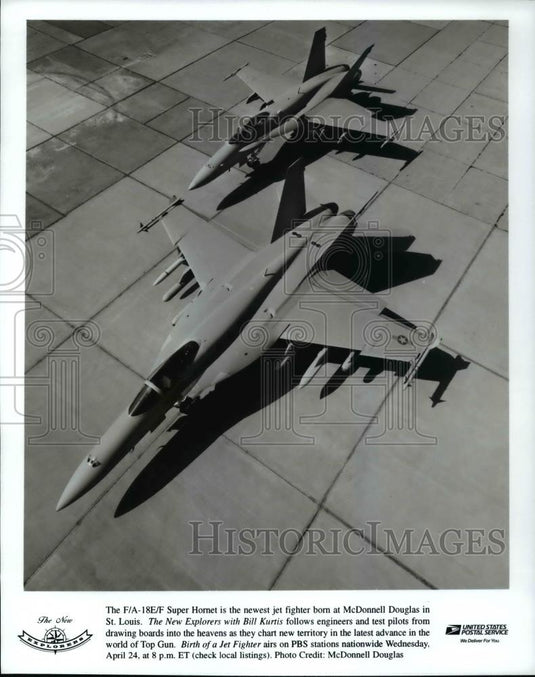 Press Photo The F/A-18E/F Super Home-newest jet - cvb67784 - Historic Images
