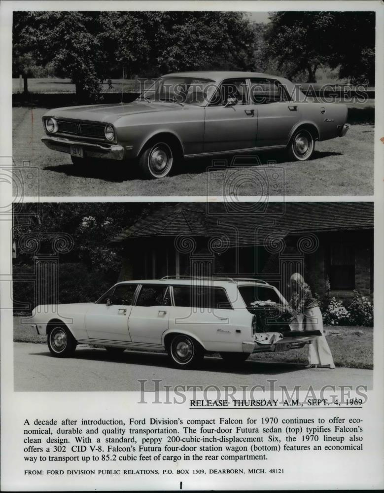 1973 Press Photo Ford Falcon, 1970 - cvb67819 - Historic Images