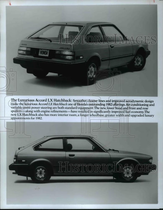 1982 Press Photo The 1982 Honda Accord LX Hatchback - cvb67834 - Historic Images