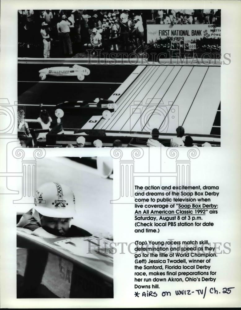 1992 Press Photo Soap Box Derby: All American Classic 1992 - cvb68048 - Historic Images