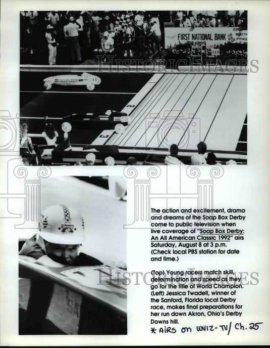 1992 Press Photo Soap Box Derby: All American Classic 1992 - cvb68048 - Historic Images