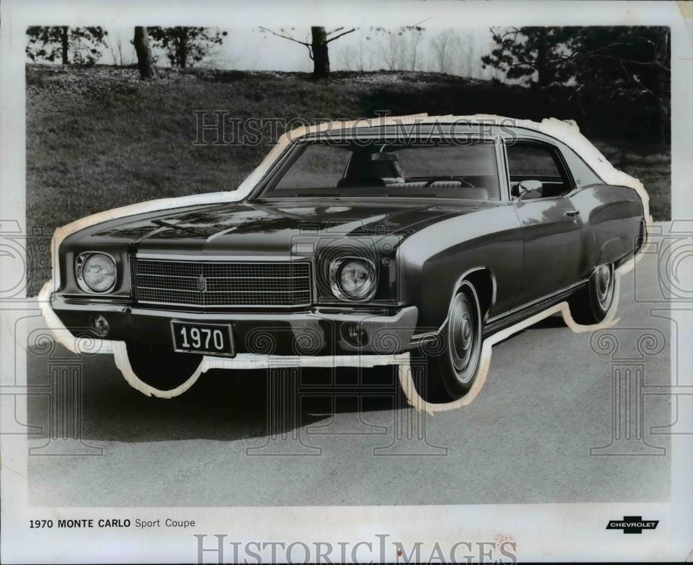 1969 Press Photo 1970 Chevrolet Monte Carlo Sport Coupe - cvb68265 - Historic Images