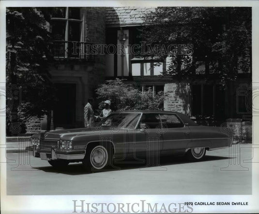 1972 Press Photo 1973 Cadillac Sedan Deville - cvb68273 - Historic Images