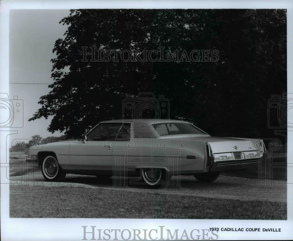 1974 Press Photo 1973 Cadillac Coupe DeVille - cvb68274 - Historic Images