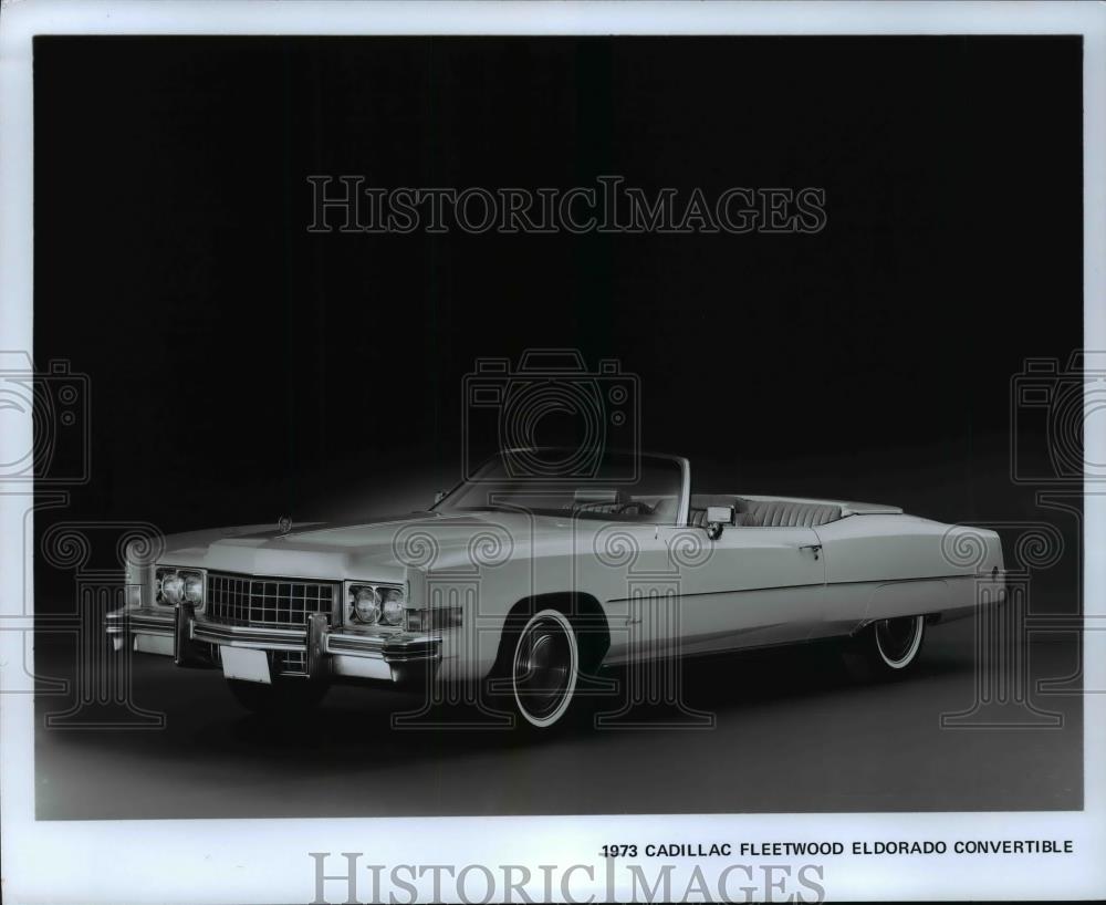 1973 Press Photo 1973 Cadillac Fleetwood Eldorado Convertible - cvb68281 - Historic Images