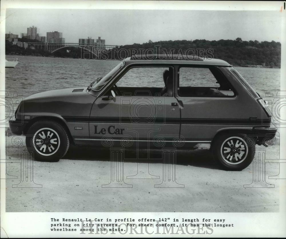 1978 Press Photo The Renault Le Car in profile offers 142&quot; in length. - Historic Images