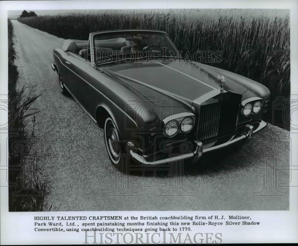 Press Photo Rolls Royce Silver Shadow - cvb68493 - Historic Images