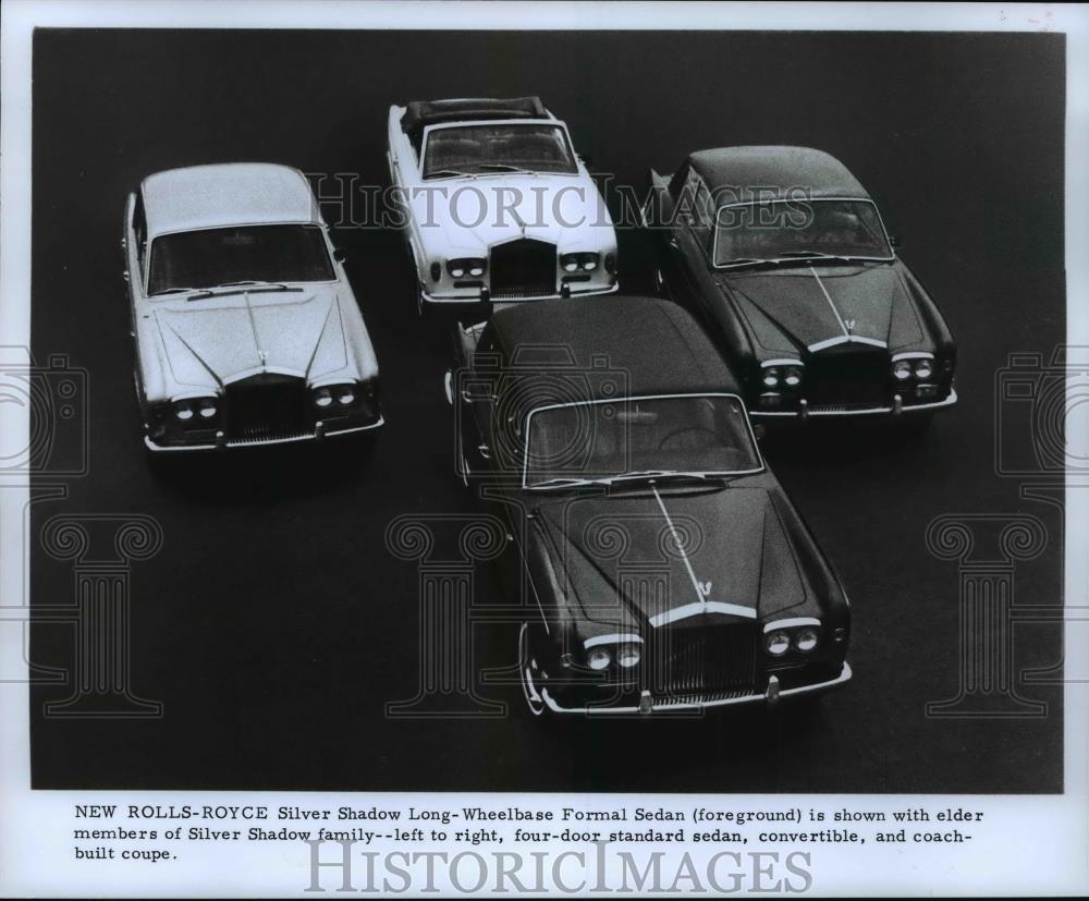 1981 Press Photo View of Rolls Royce Silver Shadow - cvb68495 - Historic Images