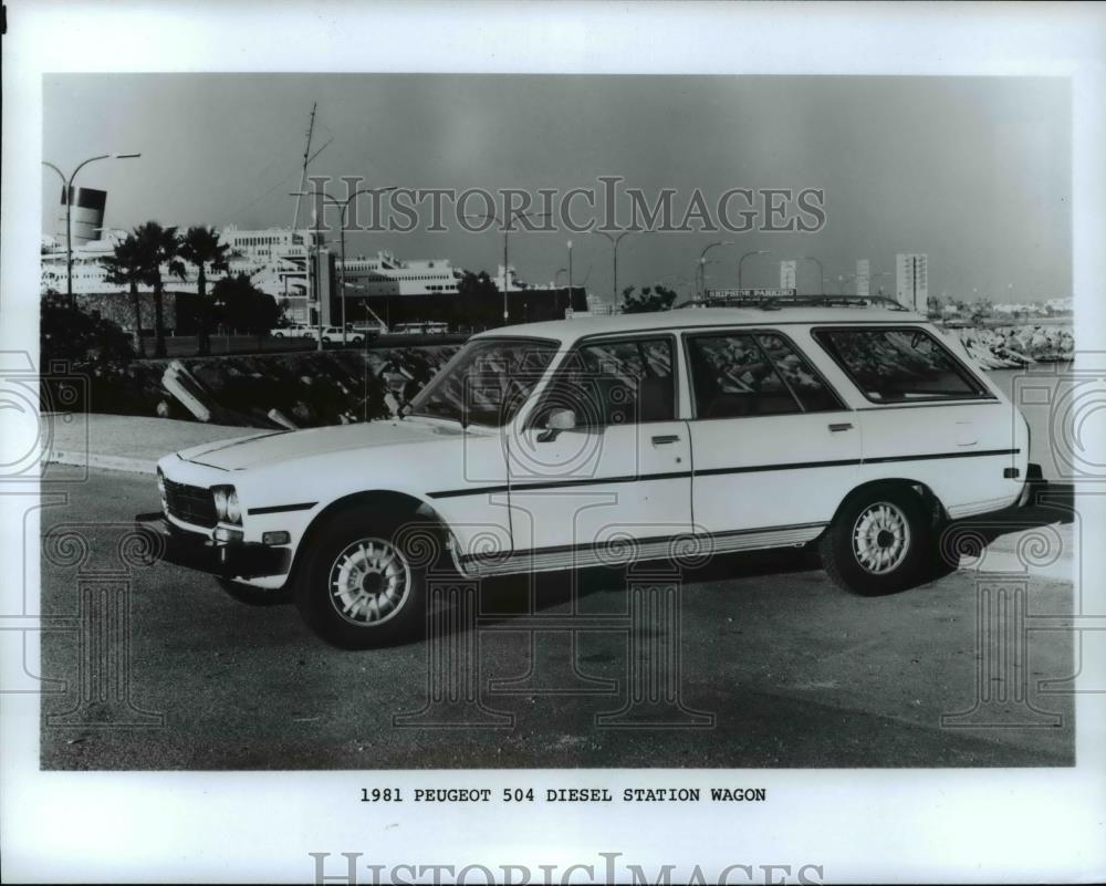 1981 Press Photo Peugeot 504 Diesel Station Wagon - cvb68567 - Historic Images