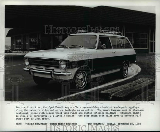 1969 Press Photo Automobiles - 1970 Opel Kadett Wagon - cvb68587 - Historic Images