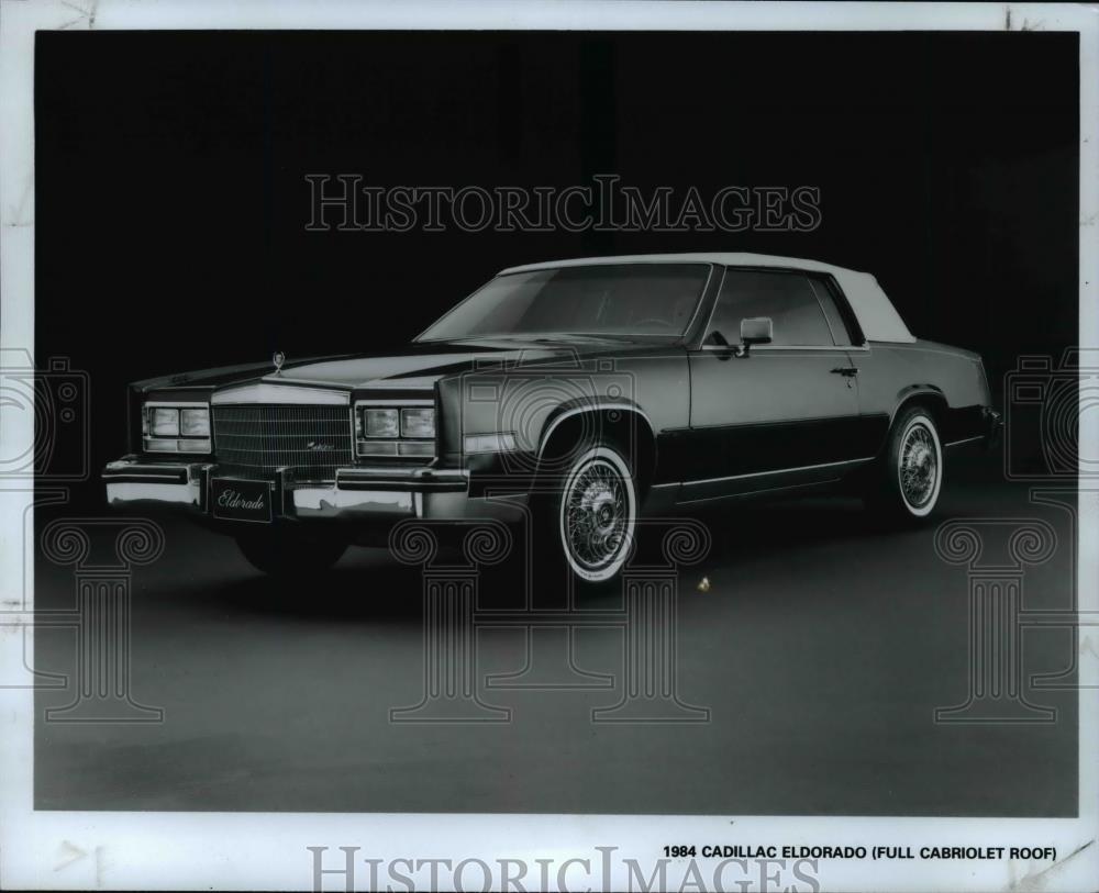 1984 Press Photo: Cadillac Eldorado (Full Cabriolet Roof) - cvb68607 - Historic Images