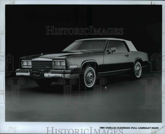 1984 Press Photo: Cadillac Eldorado (Full Cabriolet Roof) - cvb68607 - Historic Images