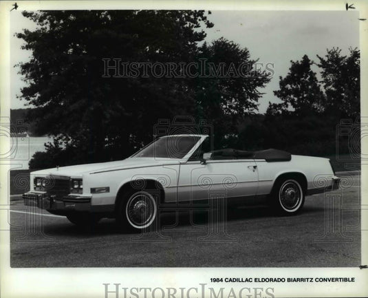1983 Press Photo Cadillac Eldorado Biarritz Convertible - cvb68611 - Historic Images