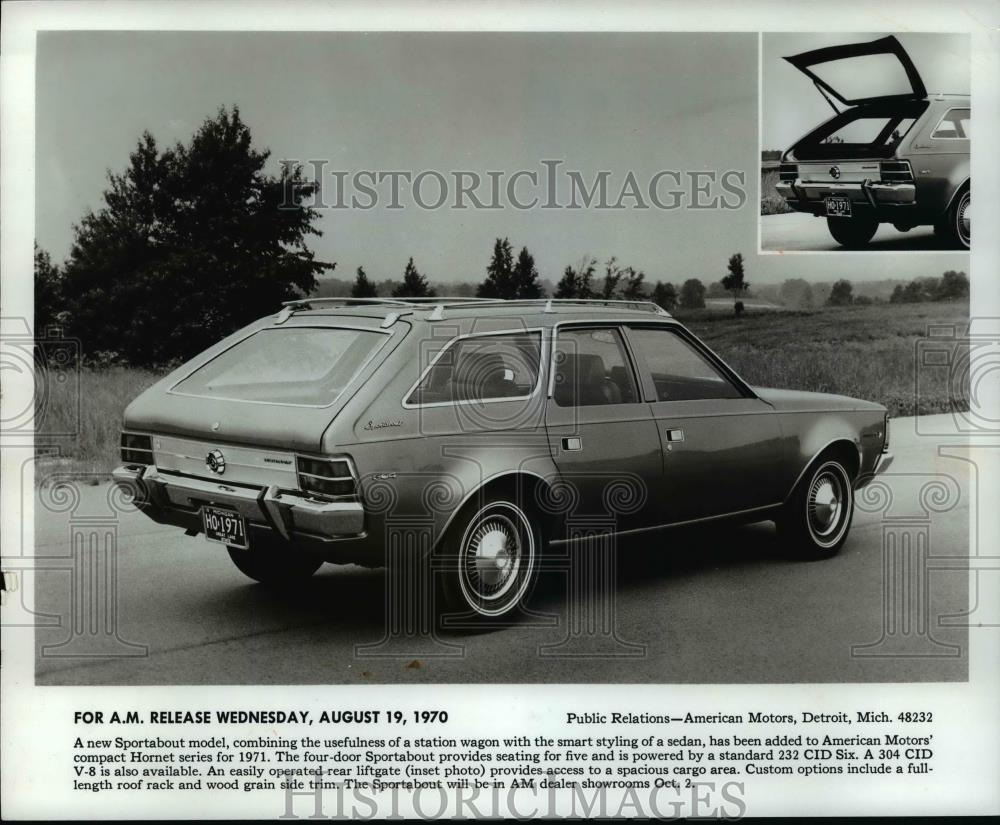 1970 Press Photo 1970 Sportabout model Automobile - cvb68615 - Historic Images