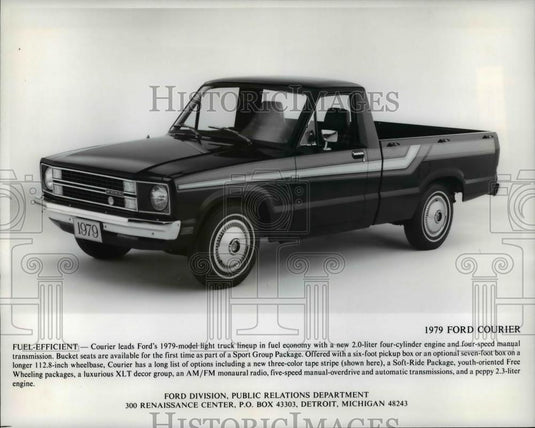 1979 Press Photo Fuel Efficient-1979 Ford Courier light pickup - cvb68627 - Historic Images