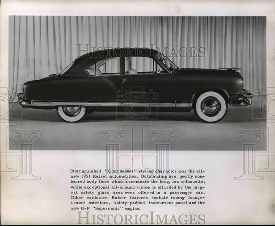 1950 Press Photo The 1951 Kaiser automobile - cvb68742 - Historic Images