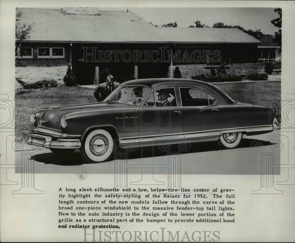 1952 Press Photo The 1952 Kaiser automobile - cvb68743 - Historic Images