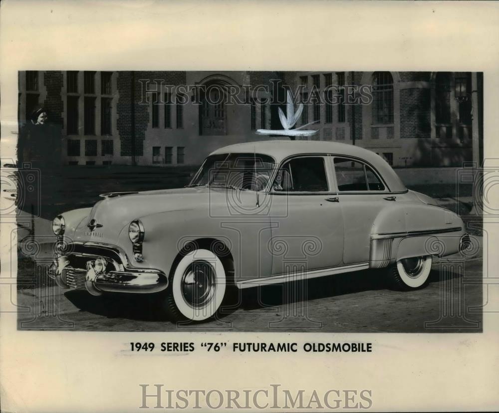 1948 Press Photo 1949 Series &quot;76&quot; Futuramic Oldsmobile - cvb68785 - Historic Images