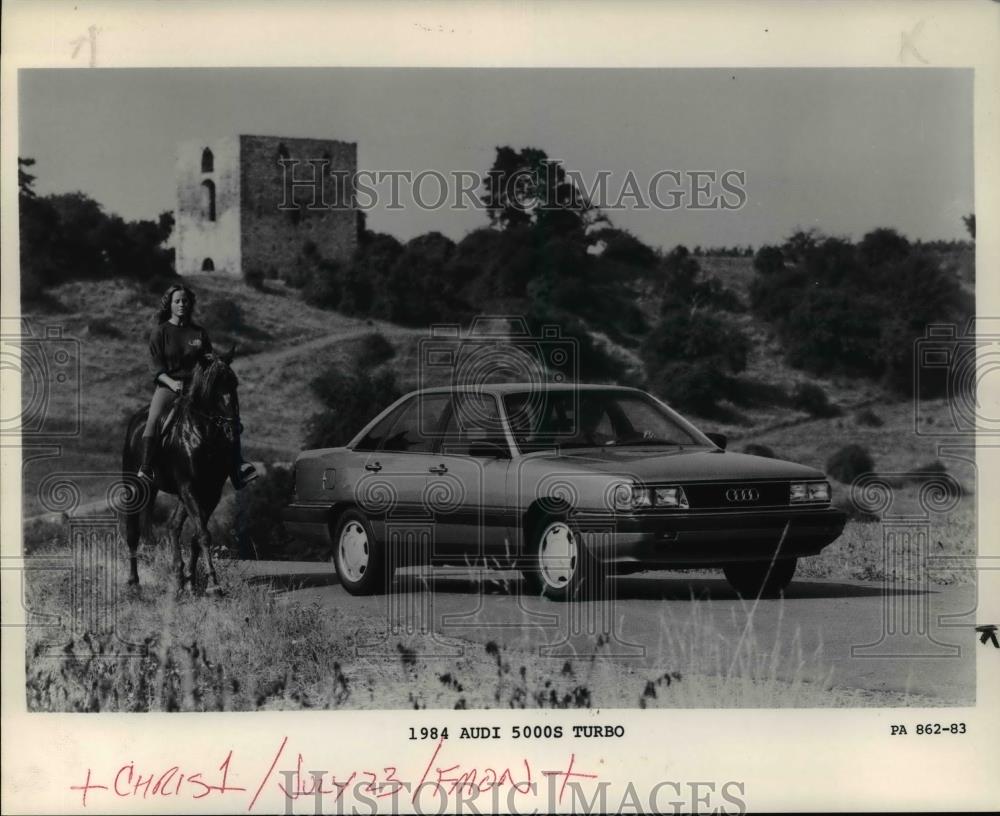 1984 Press Photo Audi 5000S Turbo - cvb68991 - Historic Images