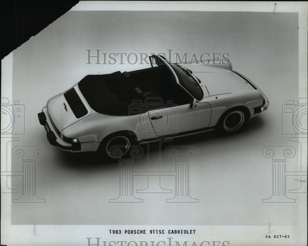 1983 Press Photo Automobiles - 1983 Porsche 911SC Cabriolet - cvb69031 - Historic Images