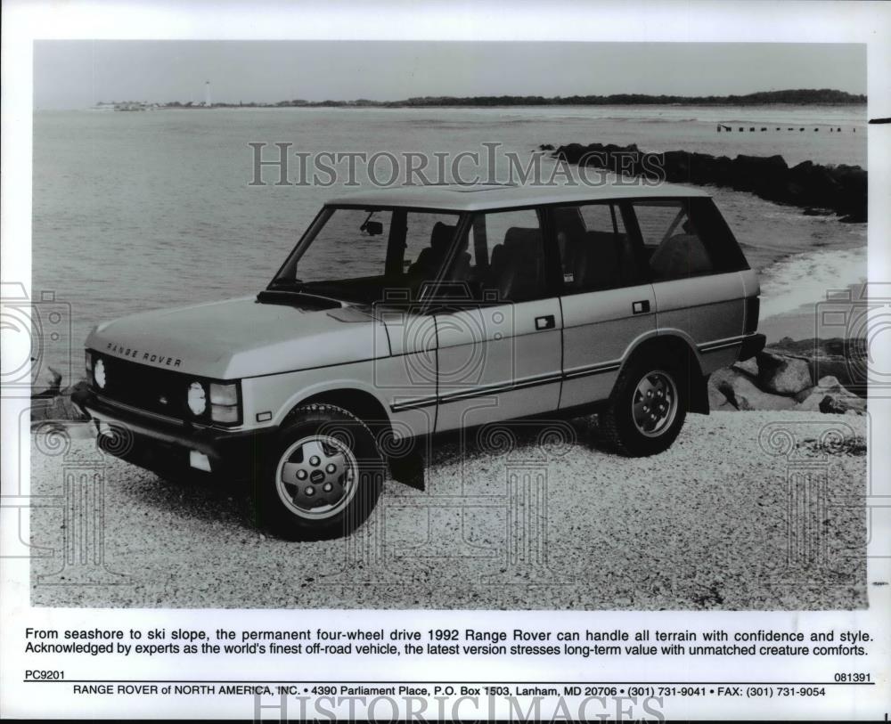 1992 Press Photo 1992 Range Rover - cvb69112 - Historic Images