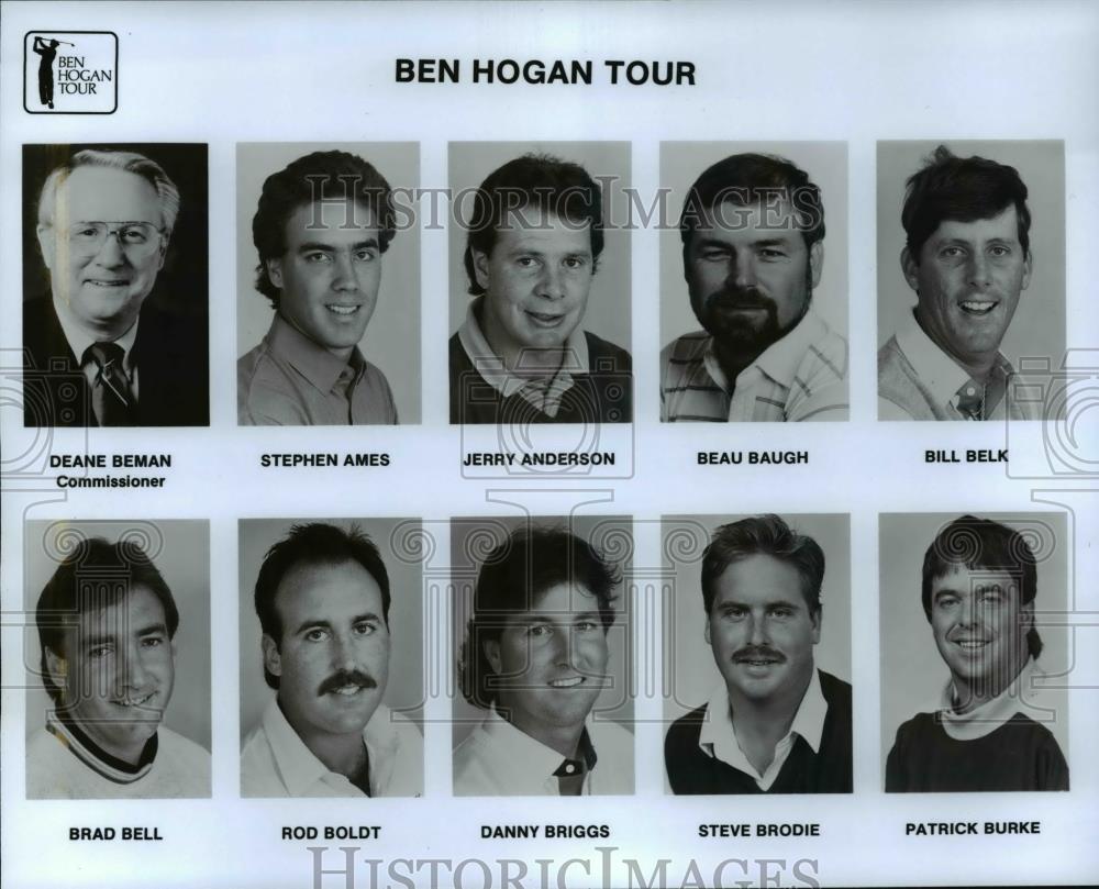 Press Photo Hogan Tour, Behman, Ames, Anderson, Baugh, Belk, Bell, Boldt, Burke - Historic Images