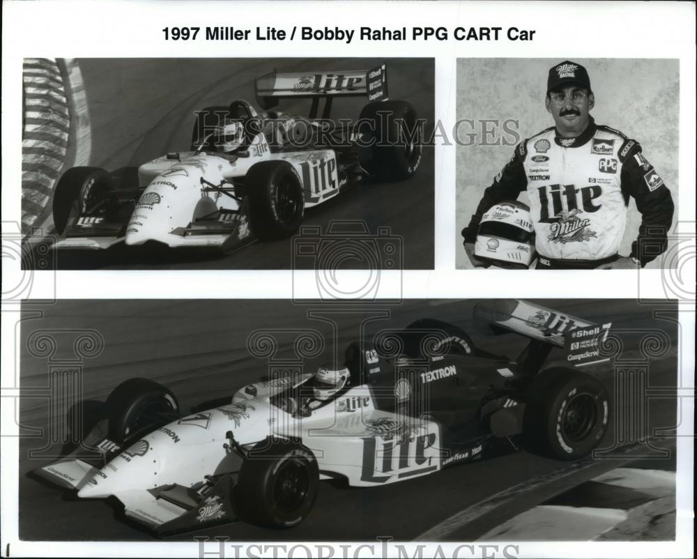 1997 Press Photo 1997 Miller Lite/Bobby Rahal PPG CART Car - cvb69313 - Historic Images