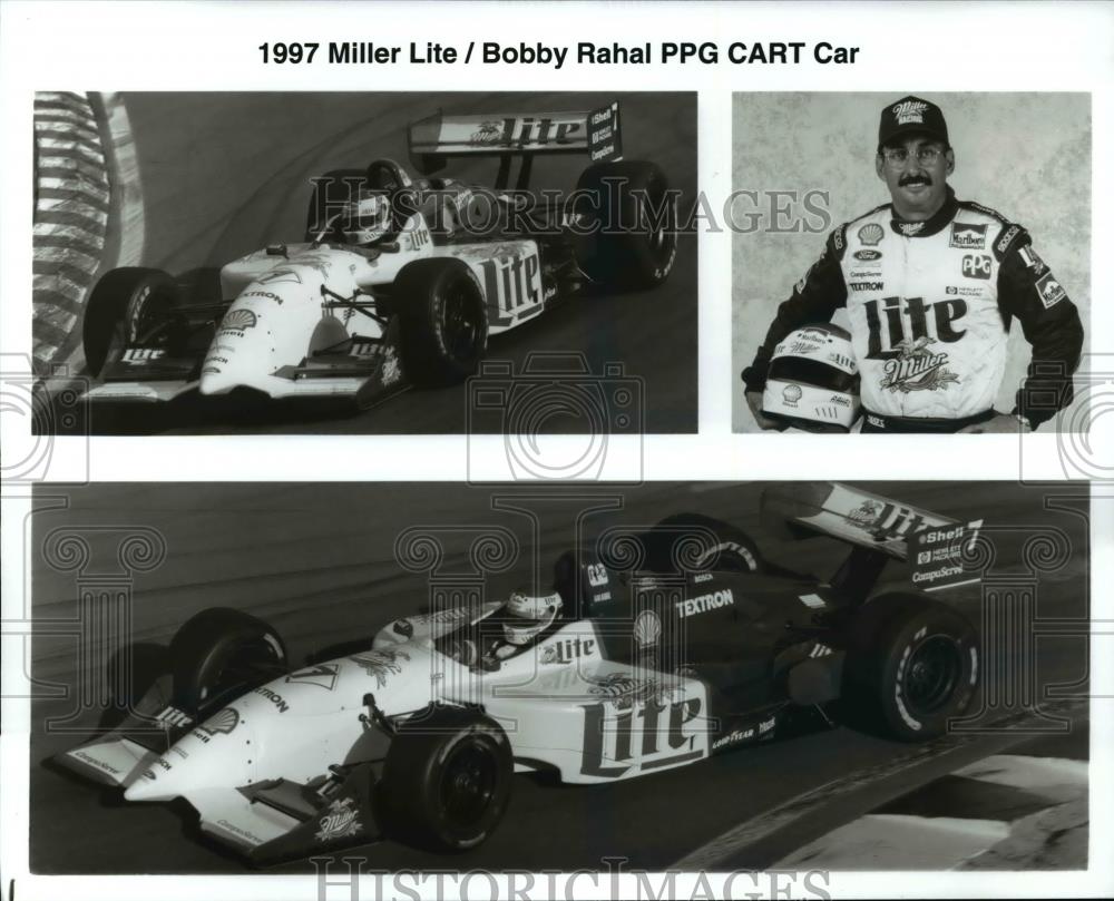 1997 Press Photo Bobby Rahal, Driver with Racing Car - cvb69332 - Historic Images