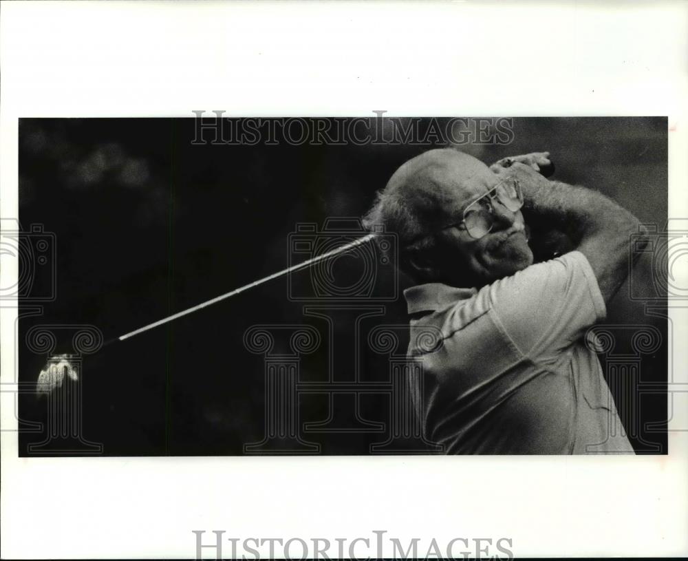 1991 Press Photo Golfer Mike Speranza, 85 years old - cvb69485 - Historic Images