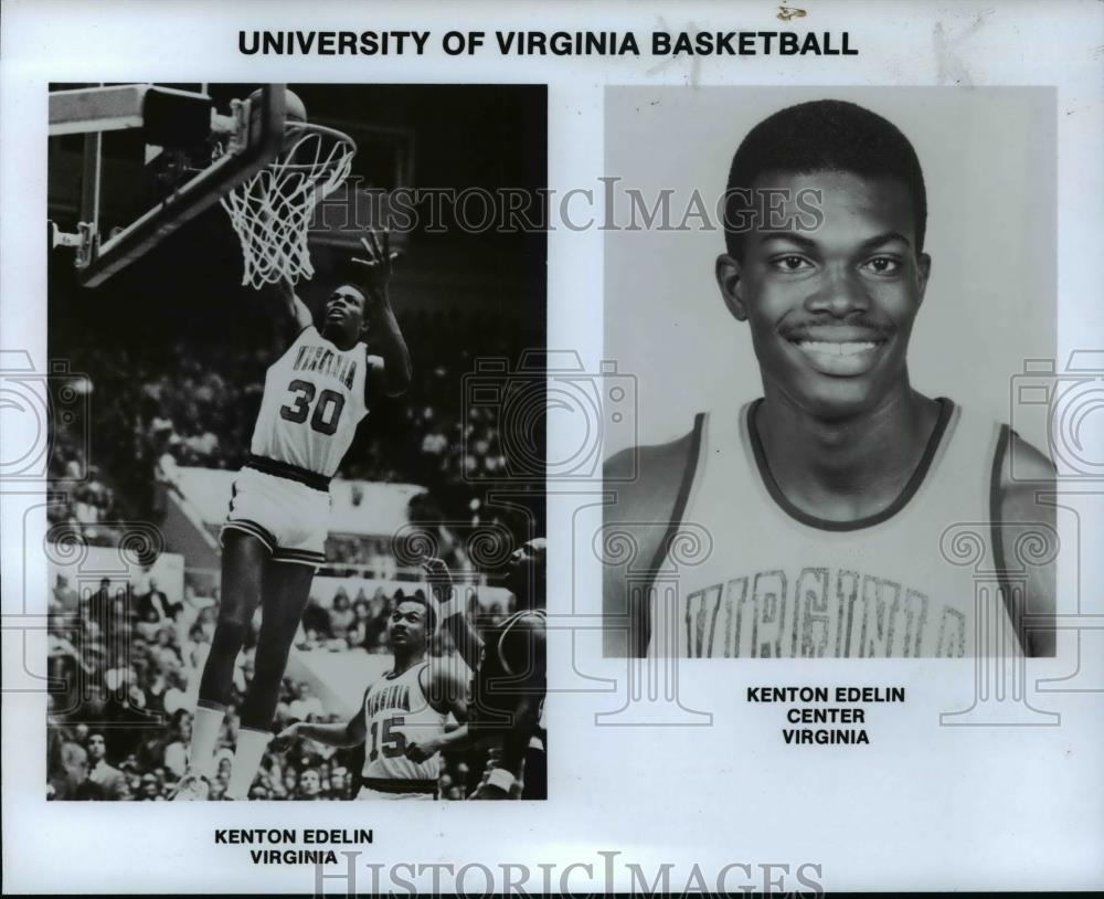 Press Photo University of Virginia Basketball-Kenton Edelin - cvb69598 - Historic Images