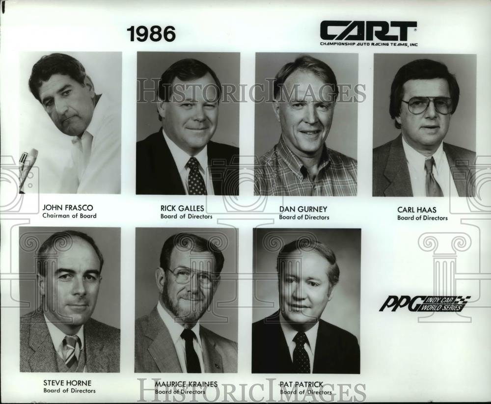 1986 Press Photo Cart Championship Auto Racing Teams, Inc. - cvb69682 - Historic Images