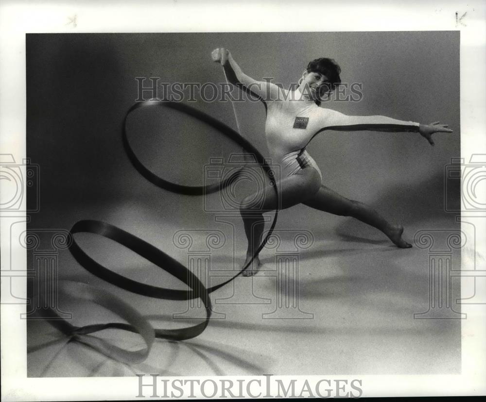 1986 Press Photo Lydia Bree, rhythmic gymnast - cvb69690 - Historic Images