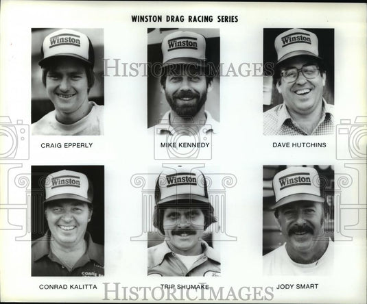 Press Photo Wiston Drag Racing Series drivers - cvb69712 - Historic Images