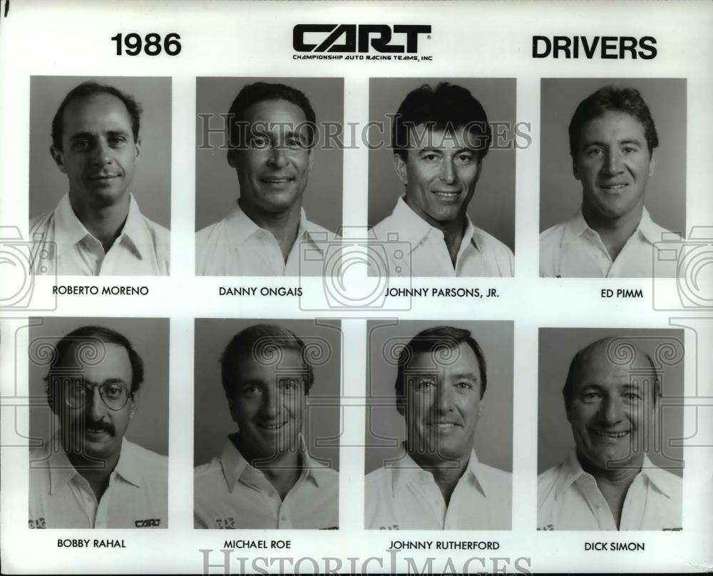 1986 Press Photo Championship Auto Racing team INC. - cvb69718 - Historic Images
