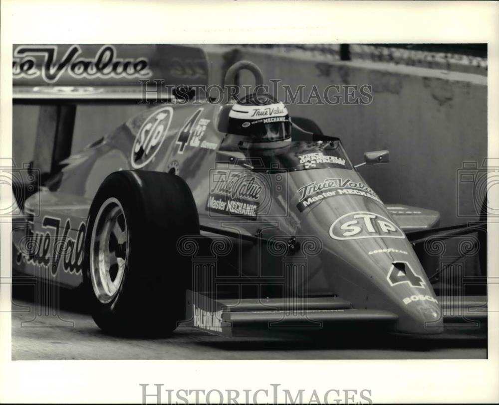 1987 Press Photo View of the Vince Granatelli Indy car - cvb69746 - Historic Images
