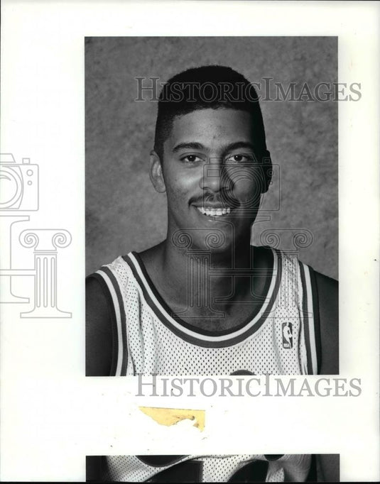 1991 Press Photo Brad Daugherty, Caves Center - cvb69799 - Historic Images
