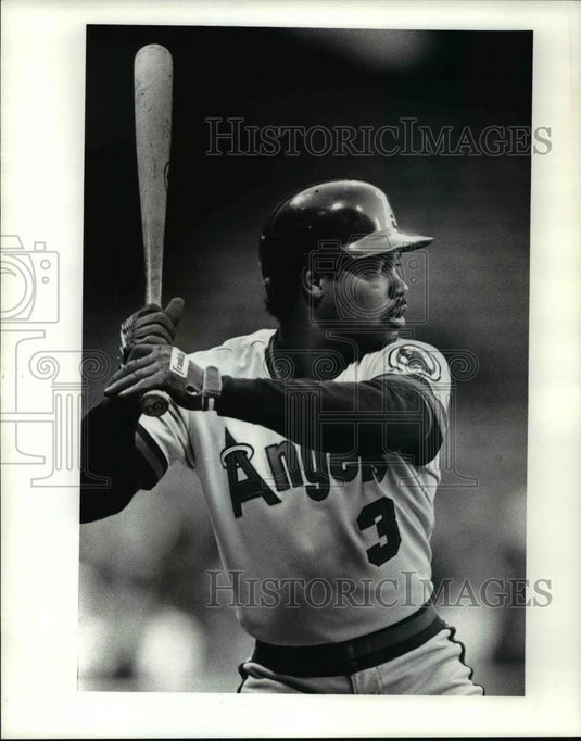 1988 Press Photo JOhn Ray left filder for the Calif Angels - cvb69897 - Historic Images