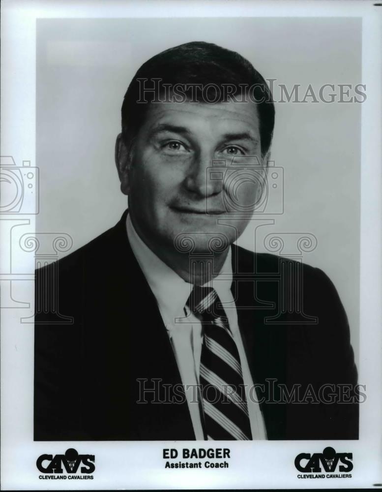 Press Photo Ed Badger, Cavs&#39; Assistant Coach - cvb70095 - Historic Images