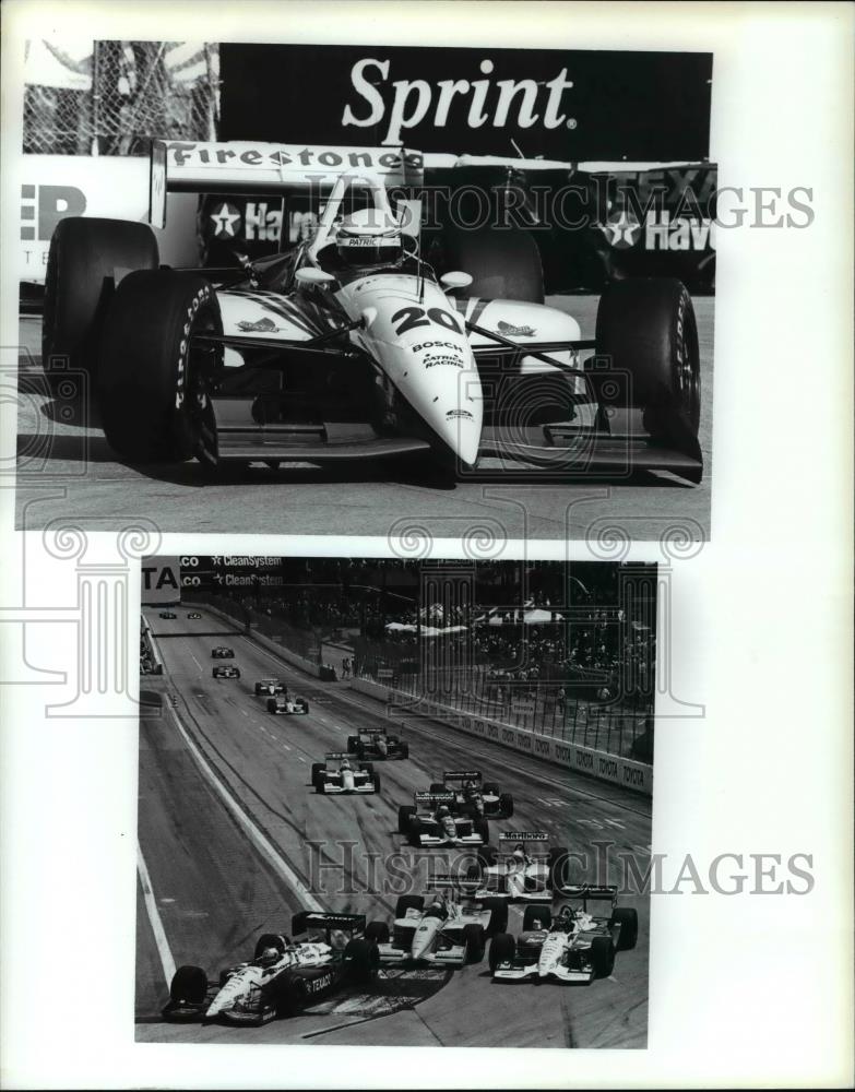 Press Photo Indy Car race scene - cvb70166 - Historic Images