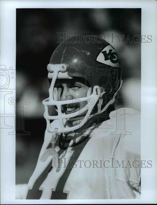 Press Photo KC Chiefs defensive end-Dave Lindstrom - cvb70251 - Historic Images