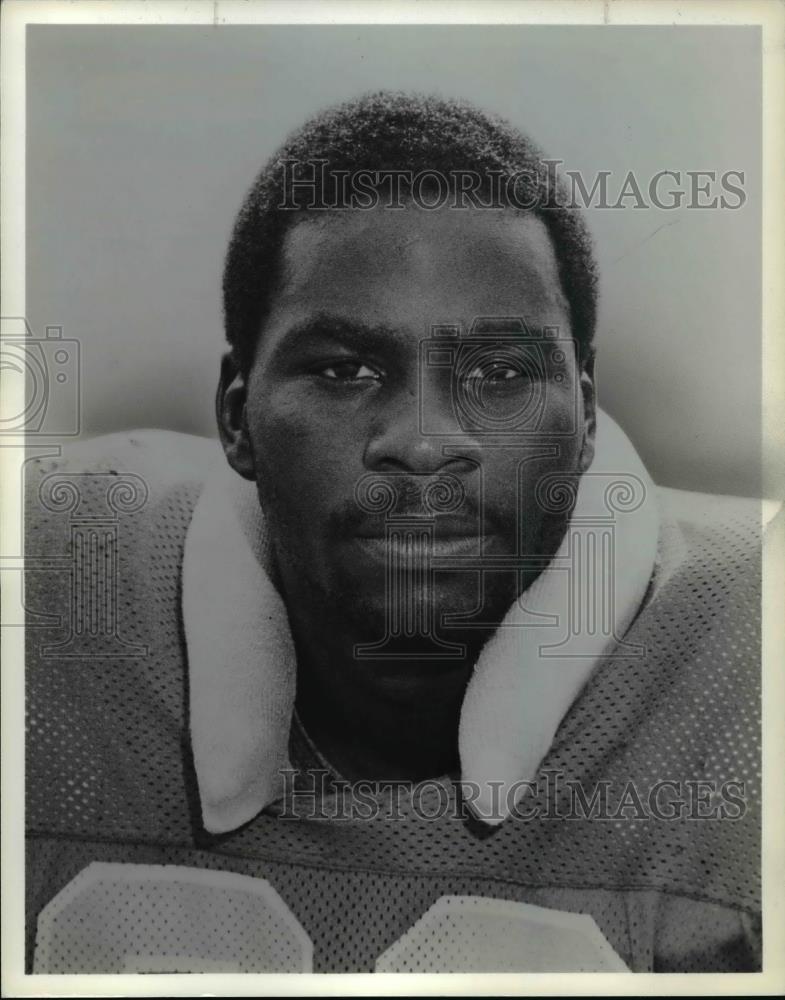 Press Photo Detroits Lion football defensive end-Al Baker - cvb70308 - Historic Images