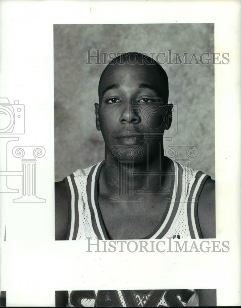 1991 Press Photo Cavaliers basketball player-Chucky Brown - cvb70390 - Historic Images