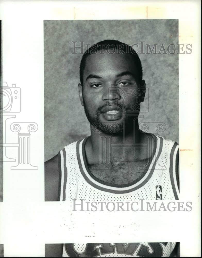 1991 Press Photo Cavs basketball player-Winston Bennett - cvb70398 - Historic Images