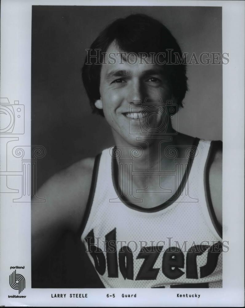 Press Photo Kentucky Blazers basketball guard-Larry Steele - cvb70443 - Historic Images