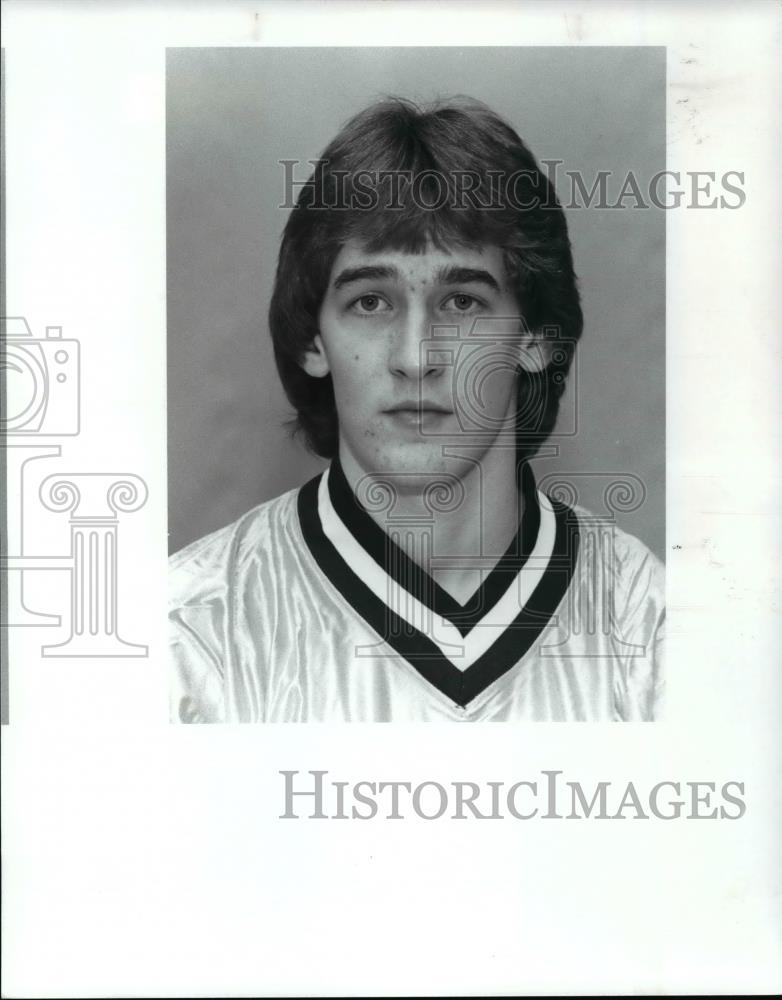 1989 Press Photo C.S.U basketball player, Shawn Fergus - cvb70450 - Historic Images