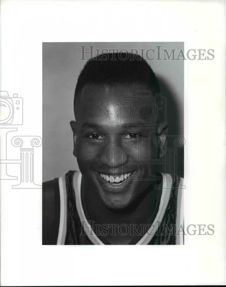 1900 Press Photo Lewis Lambert, 1990 C.S.U basketball player - cvb70454 - Historic Images