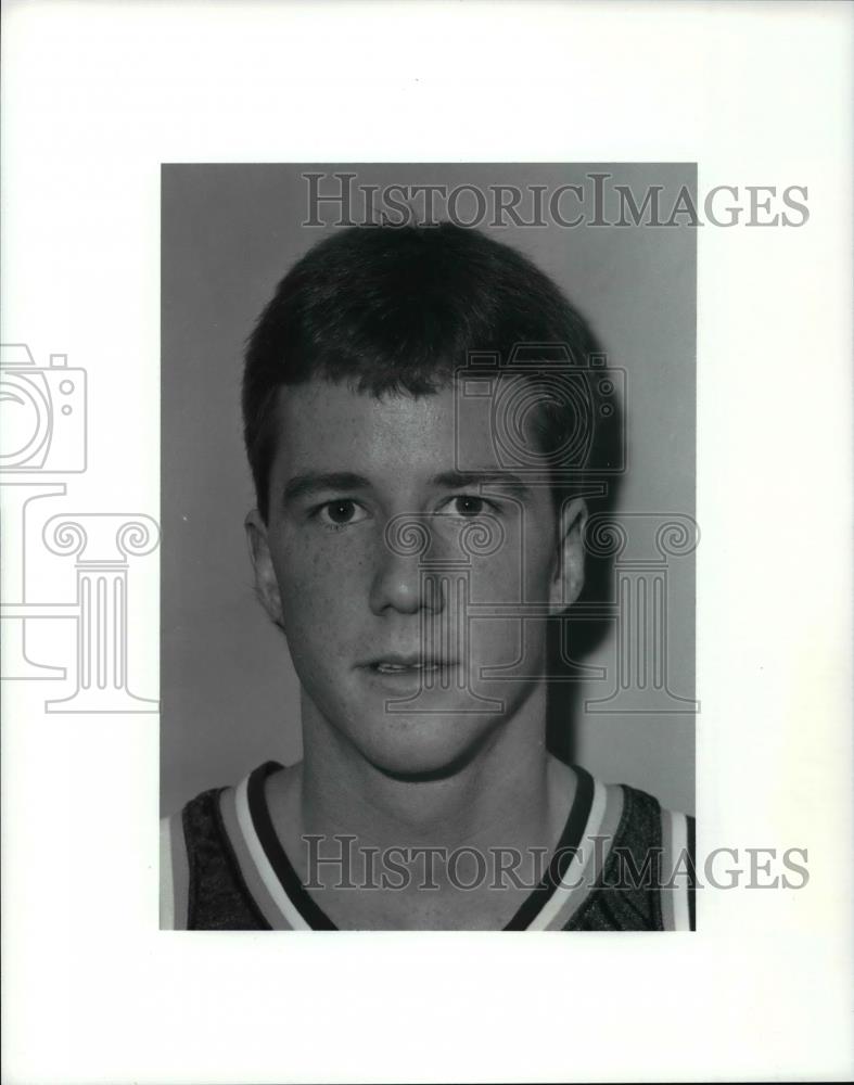 1990 Press Photo Mark Gannon, 1990 C.S.U basketball player - cvb70456 - Historic Images