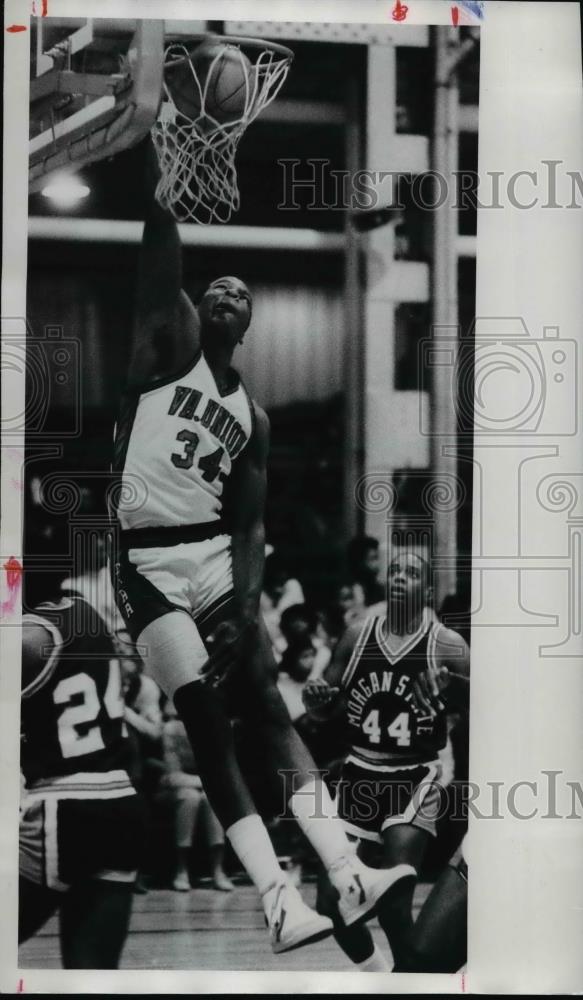 1984 Press Photo Charles Oakley, Three-time-all-conference - cvb70484 - Historic Images