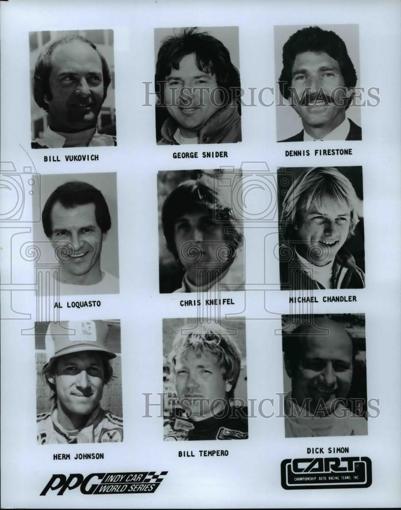 Press Photo PPG Indy Car World Series, Championship Auto Racing Teams drivers - Historic Images